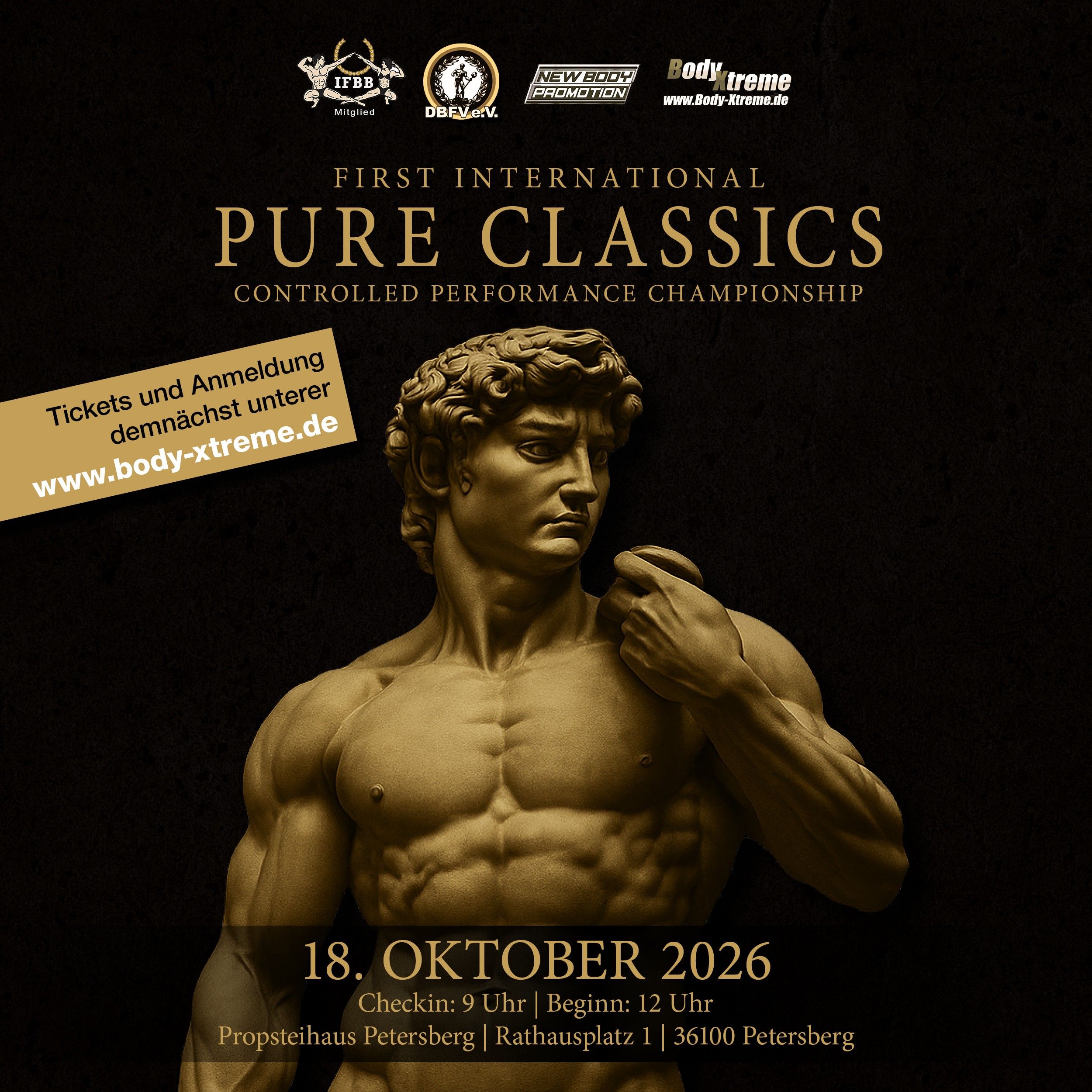 Wettkampfplakat Pure Classics Championship